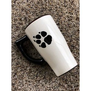 Love Shih Tzu Dog White Ceramic Coffee Travel Mug Plastic Lid New 2010 Mia Lane